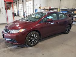 Salvage cars for sale from Copart Blaine, MN: 2015 Honda Civic EX