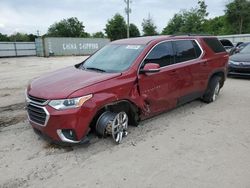 Salvage cars for sale from Copart Midway, FL: 2019 Chevrolet Traverse LT