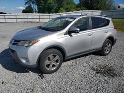 Salvage cars for sale from Copart Gastonia, NC: 2015 Toyota Rav4 XLE