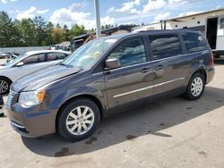 Salvage cars for sale at Eldridge, IA auction: 2015 Chrysler Town & Country Touring