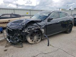Salvage cars for sale at Dyer, IN auction: 2017 Maserati Levante Luxury