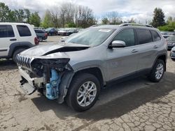 Jeep salvage cars for sale: 2017 Jeep Cherokee Latitude