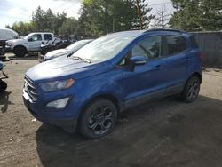 Salvage cars for sale from Copart Denver, CO: 2018 Ford Ecosport SES