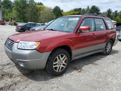 Salvage cars for sale at Mendon, MA auction: 2006 Subaru Forester 2.5X LL Bean