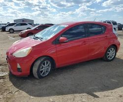 Salvage cars for sale at Amarillo, TX auction: 2012 Toyota Prius C
