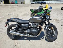 Salvage motorcycles for sale at West Mifflin, PA auction: 2022 Triumph 2022 Triumph Motorcycle Street Twin