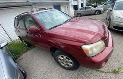 Toyota salvage cars for sale: 2006 Toyota Highlander Limited