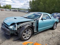 Ford Thunderbird salvage cars for sale: 2002 Ford Thunderbird