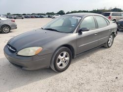 Salvage cars for sale at San Antonio, TX auction: 2003 Ford Taurus SES