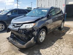 Salvage cars for sale at Chicago Heights, IL auction: 2014 Toyota Rav4 LE