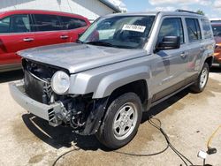 Salvage cars for sale from Copart Pekin, IL: 2014 Jeep Patriot Sport