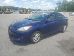 Salvage cars for sale at Dunn, NC auction: 2012 Mazda 3 I