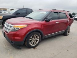Salvage cars for sale at Grand Prairie, TX auction: 2015 Ford Explorer XLT