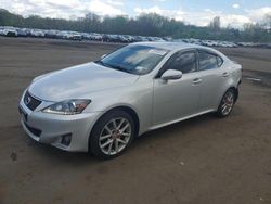 Salvage cars for sale at New Britain, CT auction: 2011 Lexus IS 250