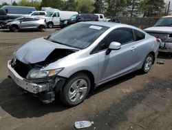 Carros salvage sin ofertas aún a la venta en subasta: 2013 Honda Civic LX