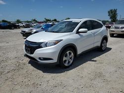 Salvage cars for sale at Kansas City, KS auction: 2016 Honda HR-V EX