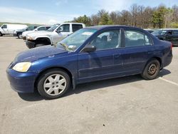 Salvage cars for sale at Brookhaven, NY auction: 2001 Honda Civic EX