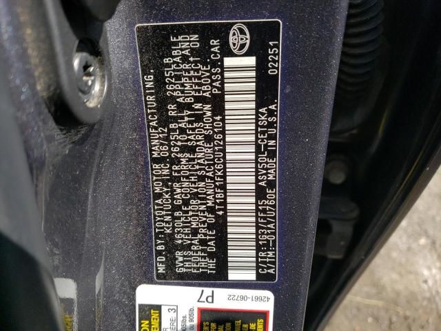 2012 Toyota Camry Base