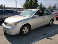 Vehiculos salvage en venta de Copart Rancho Cucamonga, CA: 2003 Toyota Camry LE