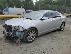 Salvage cars for sale at Waldorf, MD auction: 2012 Chevrolet Malibu LTZ
