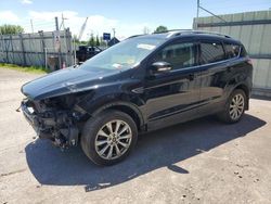 Salvage cars for sale from Copart Central Square, NY: 2018 Ford Escape Titanium