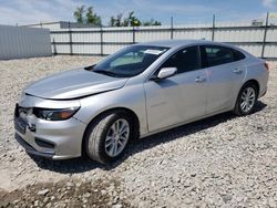 Salvage cars for sale from Copart Appleton, WI: 2017 Chevrolet Malibu LT