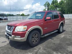 Salvage cars for sale at Dunn, NC auction: 2008 Ford Explorer Eddie Bauer