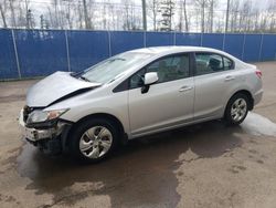 Honda salvage cars for sale: 2013 Honda Civic LX