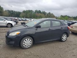 Salvage cars for sale from Copart Mendon, MA: 2009 Toyota Corolla Matrix