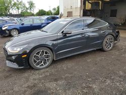 Salvage cars for sale at New Britain, CT auction: 2021 Hyundai Sonata N Line