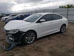 Salvage cars for sale from Copart Greenwood, NE: 2015 Chrysler 200 S