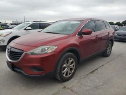 Salvage cars for sale at Grand Prairie, TX auction: 2015 Mazda CX-9 Touring
