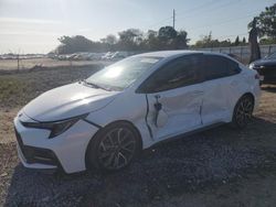 Salvage vehicles for parts for sale at auction: 2020 Toyota Corolla SE