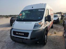 Salvage trucks for sale at Houston, TX auction: 2022 Dodge RAM Promaster 2500 2500 High