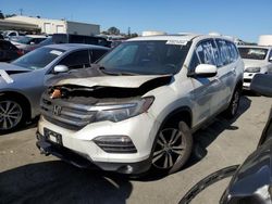 Salvage cars for sale at Martinez, CA auction: 2016 Honda Pilot Exln