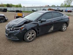 Salvage cars for sale from Copart Columbia Station, OH: 2017 Chevrolet Cruze LT