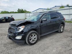 Salvage cars for sale from Copart Albany, NY: 2017 Chevrolet Equinox LT