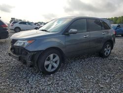 Salvage cars for sale at Wayland, MI auction: 2009 Acura MDX Technology