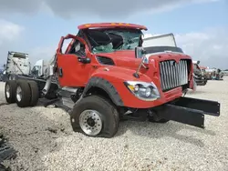 Salvage trucks for sale at San Antonio, TX auction: 2025 International HV613