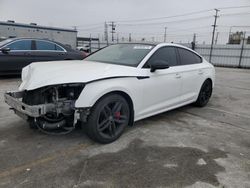 Salvage cars for sale at Sun Valley, CA auction: 2019 Audi A5 Premium