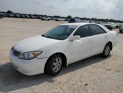 Salvage cars for sale at San Antonio, TX auction: 2002 Toyota Camry LE
