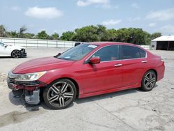 Salvage cars for sale at Corpus Christi, TX auction: 2016 Honda Accord Sport