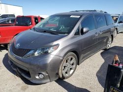 Vehiculos salvage en venta de Copart Tucson, AZ: 2011 Toyota Sienna Sport