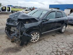 Salvage cars for sale at Woodhaven, MI auction: 2012 Volkswagen Touareg V6