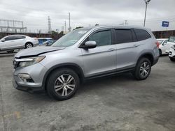 Salvage cars for sale from Copart Wilmington, CA: 2017 Honda Pilot EX