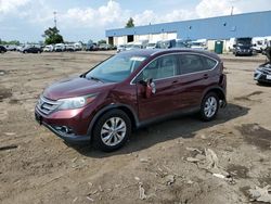 Salvage cars for sale at Woodhaven, MI auction: 2014 Honda CR-V EXL