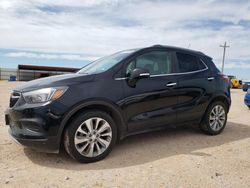 Vehiculos salvage en venta de Copart Andrews, TX: 2018 Buick Encore Preferred