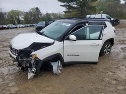 Salvage cars for sale at North Billerica, MA auction: 2019 Jeep Compass Latitude