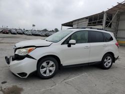 Salvage cars for sale at Corpus Christi, TX auction: 2015 Subaru Forester 2.5I Limited