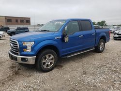 Salvage cars for sale at Kansas City, KS auction: 2016 Ford F150 Supercrew